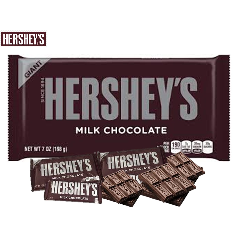 HERSHEY'S GIANT CHOCOLATE 198g | Shopee Philippines