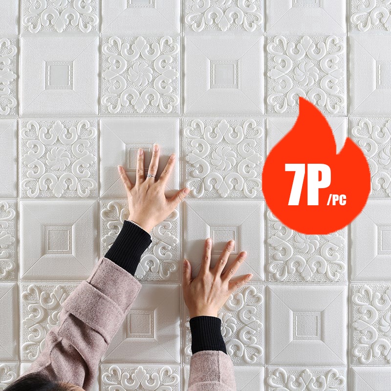 Ceiling wallpaper 3D foam brick Wall Stickers wall decor Wall Decoration  wallpaper design | Shopee Philippines