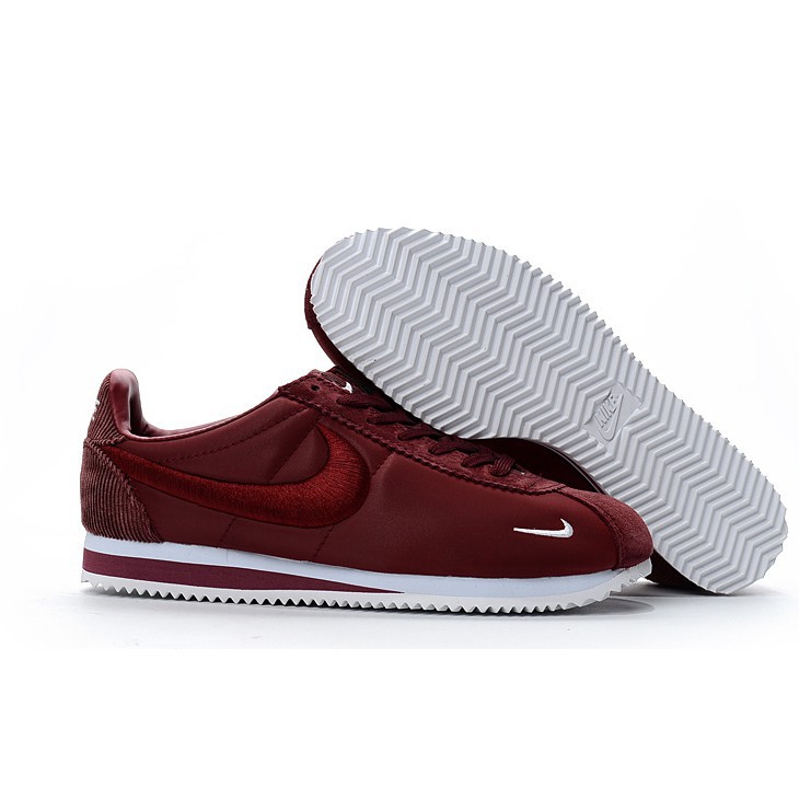 nike cortez maroon and gold