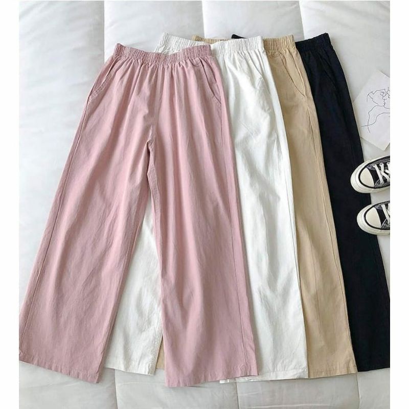 Culottes Aesthetic Pants / Zpra Pants Korean Models Premium Quality ...