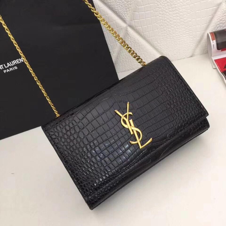 ysl clutch with chain