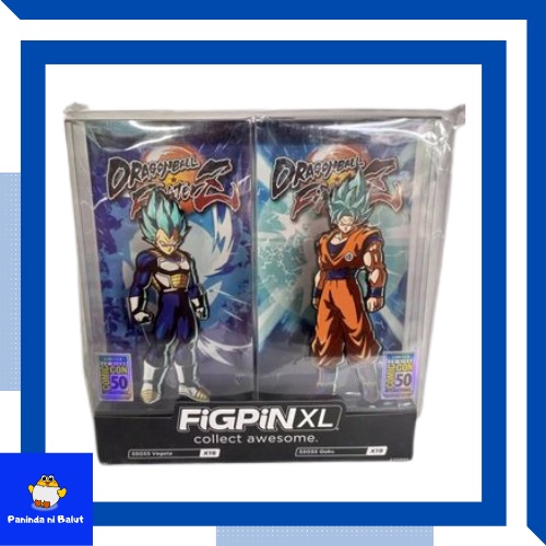 FiGPiN XL-Dragon Ball FighterZ - SSGSS Vegeta & SSGSS Goku 2-Pack (SDCC ...