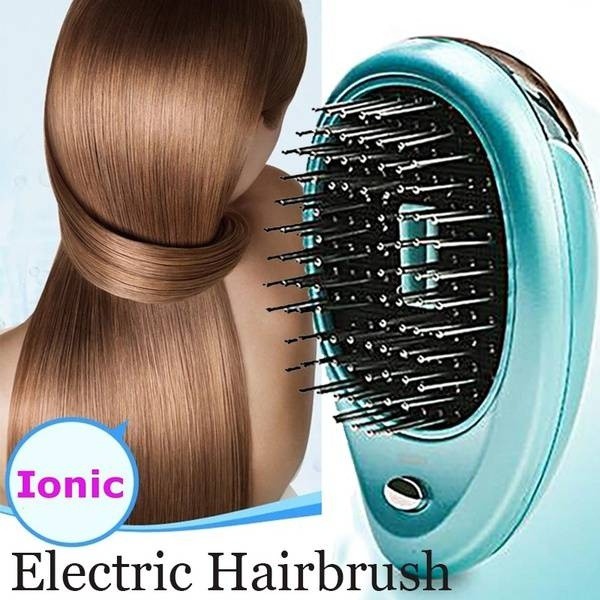 New Woman Fashion Electric Portable Anti Static Hair Ionic Brush