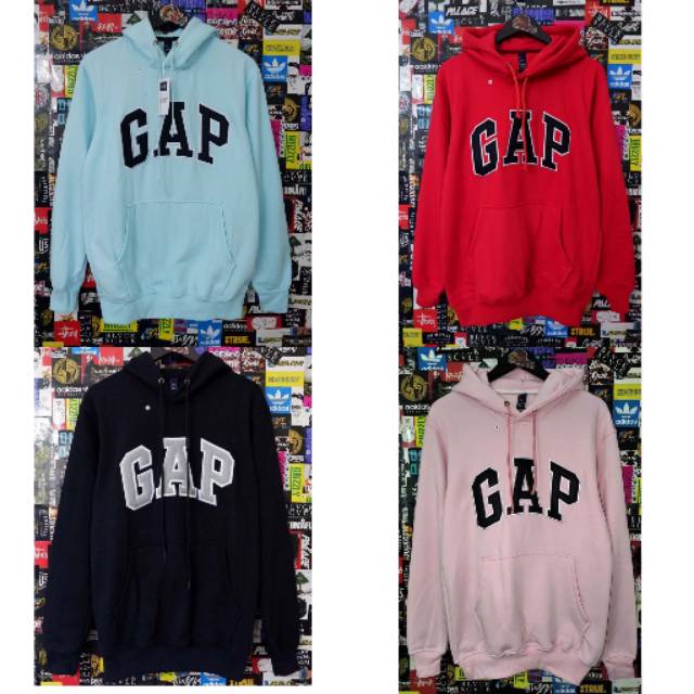 red and black gap hoodie