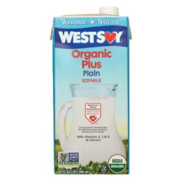 Westbrae Westsoy Organic Plus Plain Soymilk 946mL | Shopee Philippines