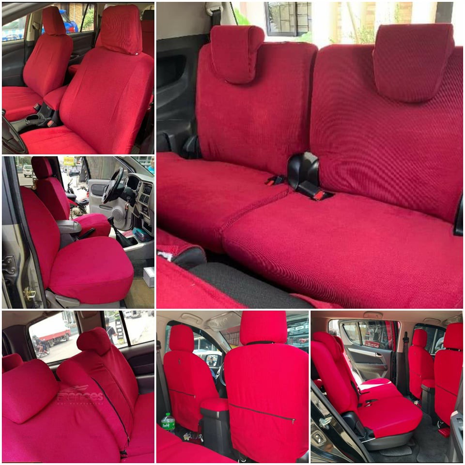 SUZUKI ERTIGA CAR SEAT COVER (culduroy na tela) | Shopee Philippines