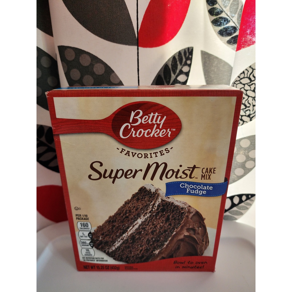 Betty Crocker Super Moist Chocolate Fudge Cake Mix Shopee Philippines