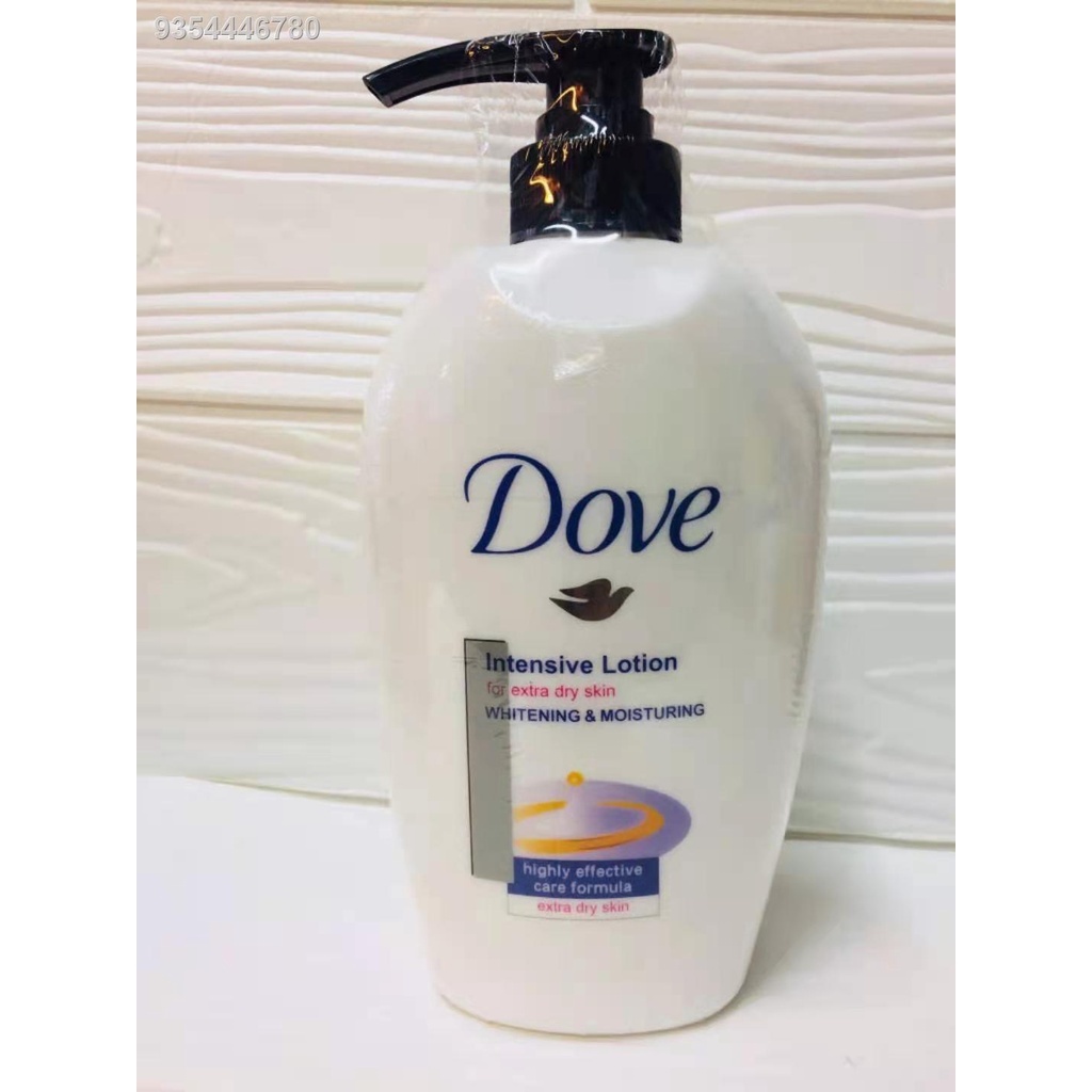 DOVE Intensive Lotion Whitening & Moisturing 600ml(face cream) Shopee