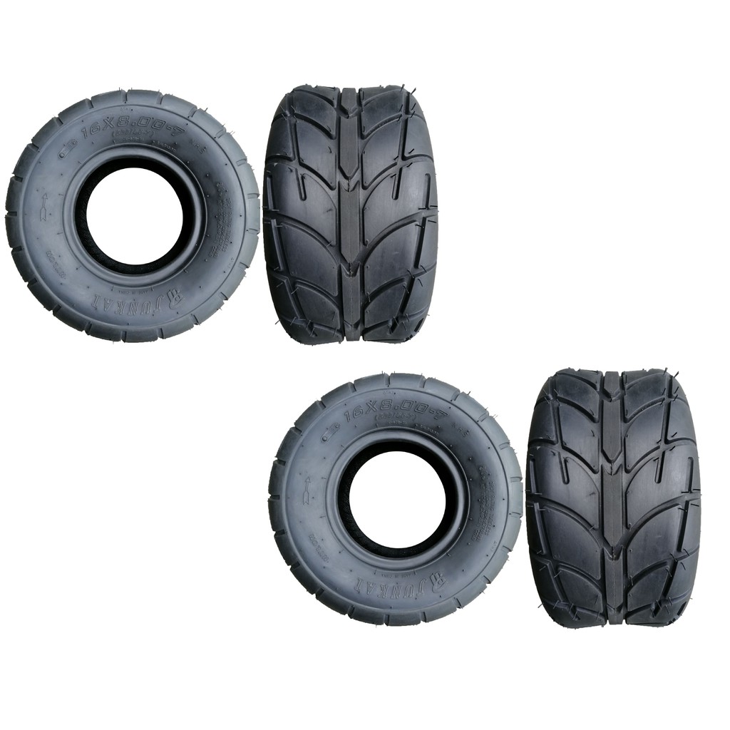 JUNKAI 16x8.00R7 ON ROAD ATV Tire Set of 2 (2 Pcs Tires Only) Shopee