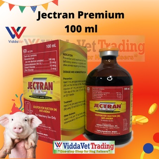 Jectran Premium 100mL-Fortified with Zinc to provide resistance and survivability for piglets.
