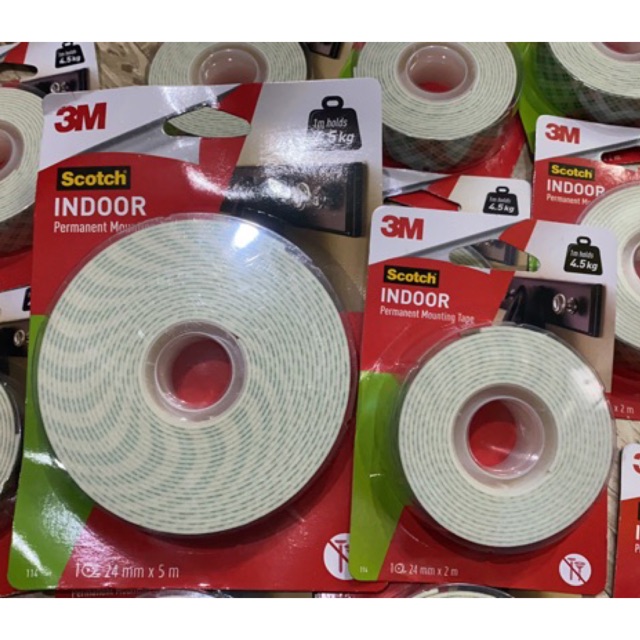 3M Scotch INDOOR Permanent Mounting Tape Shopee Philippines