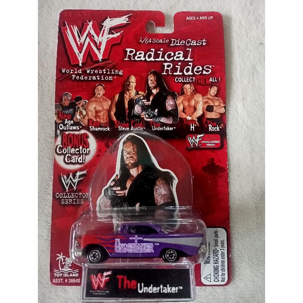 WWF Radical Rides Diecast The Undertaker Triple H Austin 1:64 ...