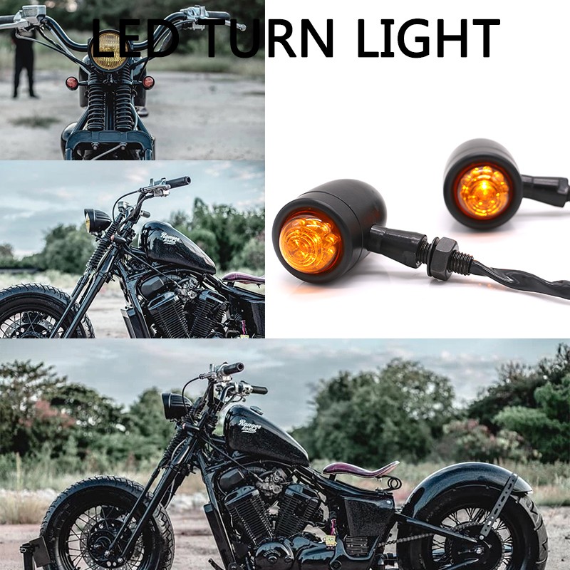 Motorcycle signal lights Metal motorcycles turn signal ...