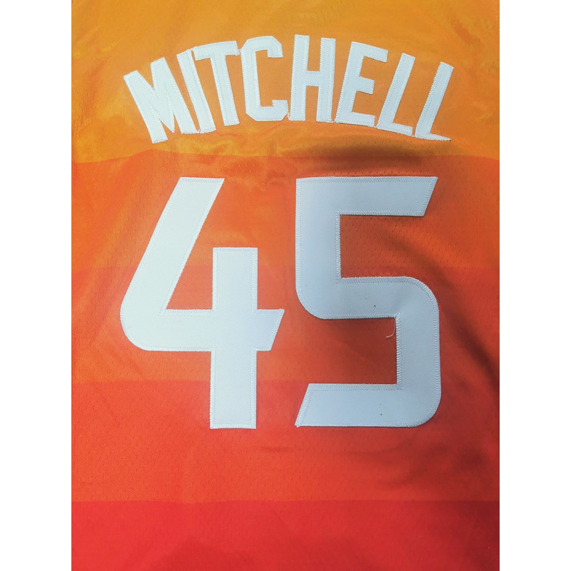 donovan mitchell jersey orange