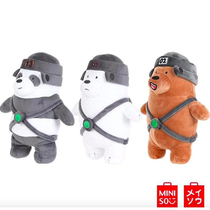 we bare bears stuffed toy shopee