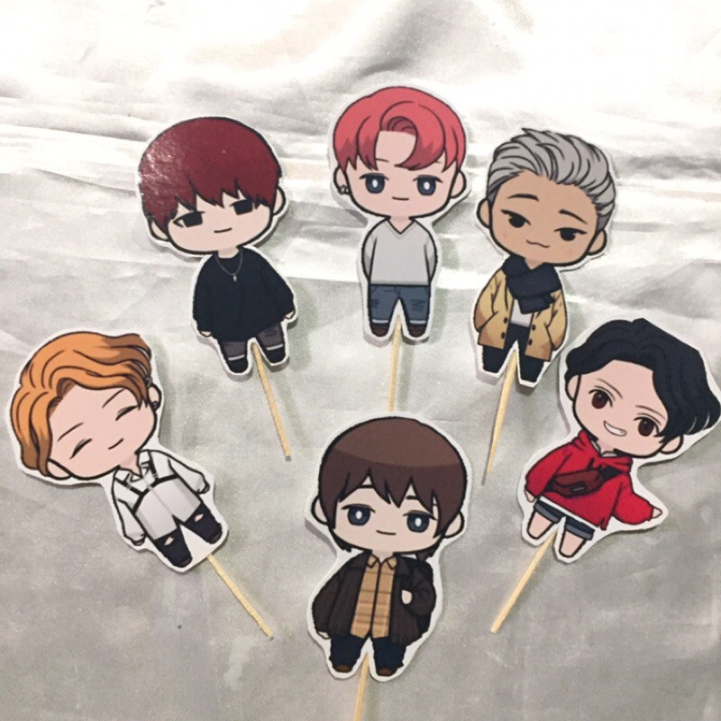 BTS cupcake toppers (7pcs) | Shopee Philippines