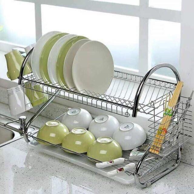 Onhand! 2 Layer Dish Drainer Shopee Philippines