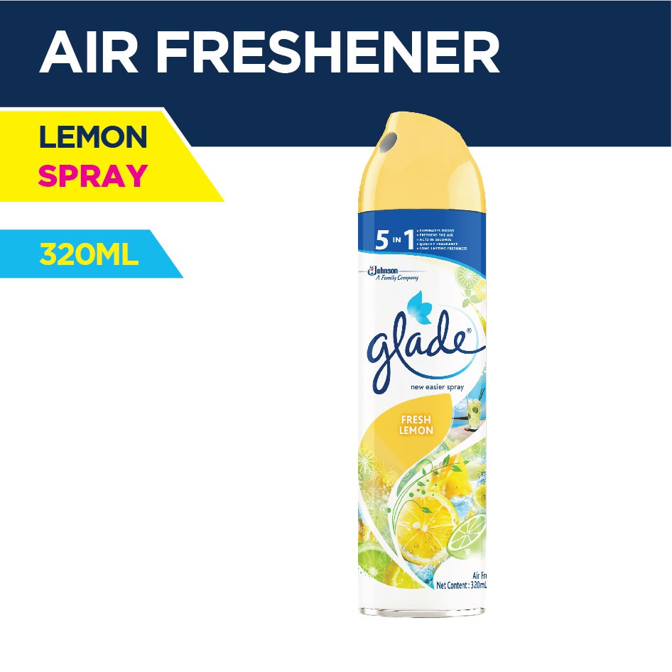 Glade Air Freshener Fresh Lemon 320ml Shopee Philippines