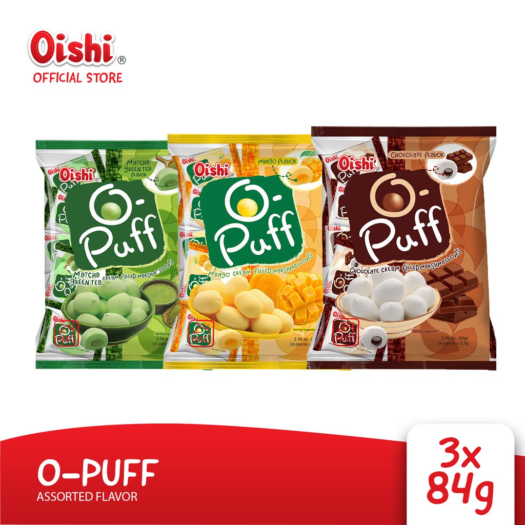Opuff Marshmallows Assorted x 3 Shopee Philippines