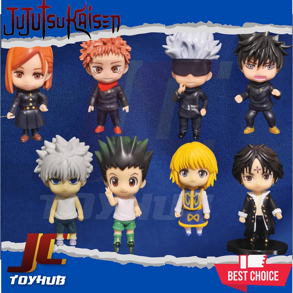 Jujutsu Kaisen Hunter X Hunter Figure Chibi Gon Kilua Kurapika Yuji Gojo  Megumi Nobara | Shopee Philippines