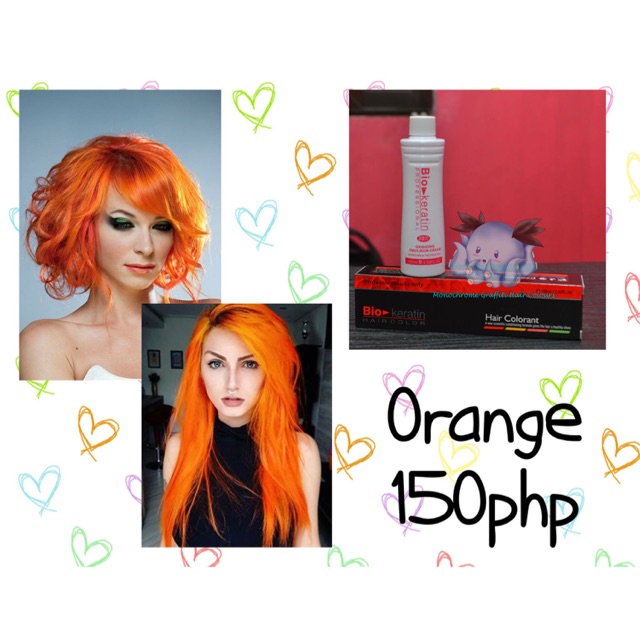 Orange hair dye Shopee Philippines