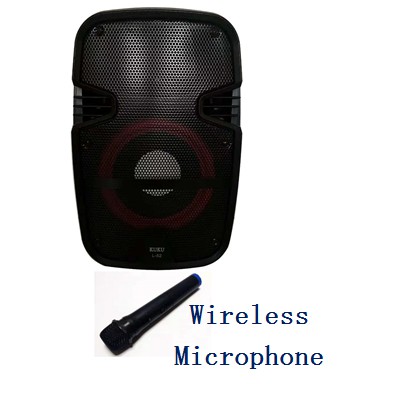 rechargeable speaker with wireless mic