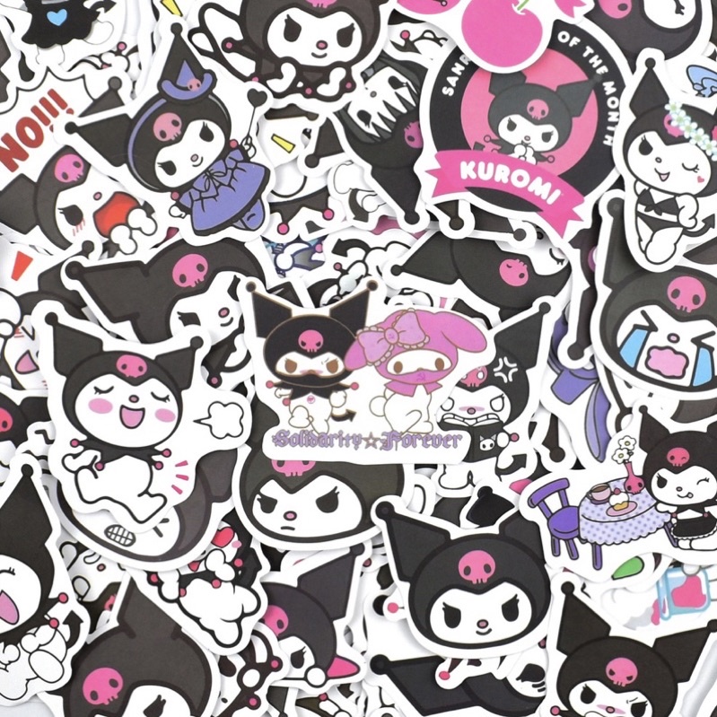 KUROMI CINNAMOROLL MY MELODY STICKERS RANDOM 15 PIECES PER PACK NON ...