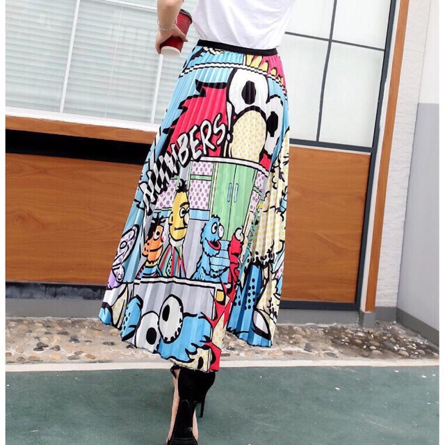 printed skirt