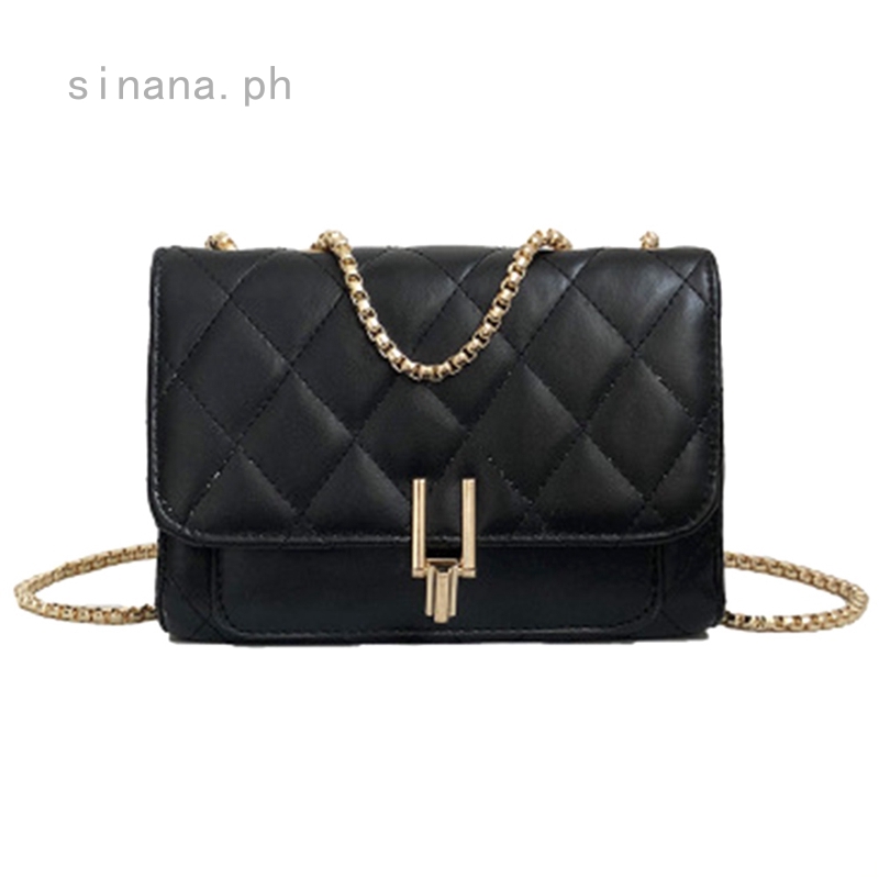 chain quilted shoulder bag