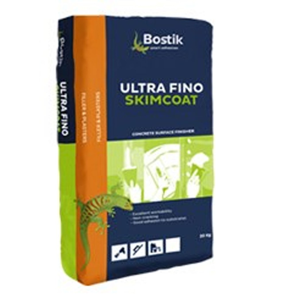 Bostik Ultra fino Skimcoat White or Gray 20 kgs. Kilos / Ultrafino / Super fine / Superfine
