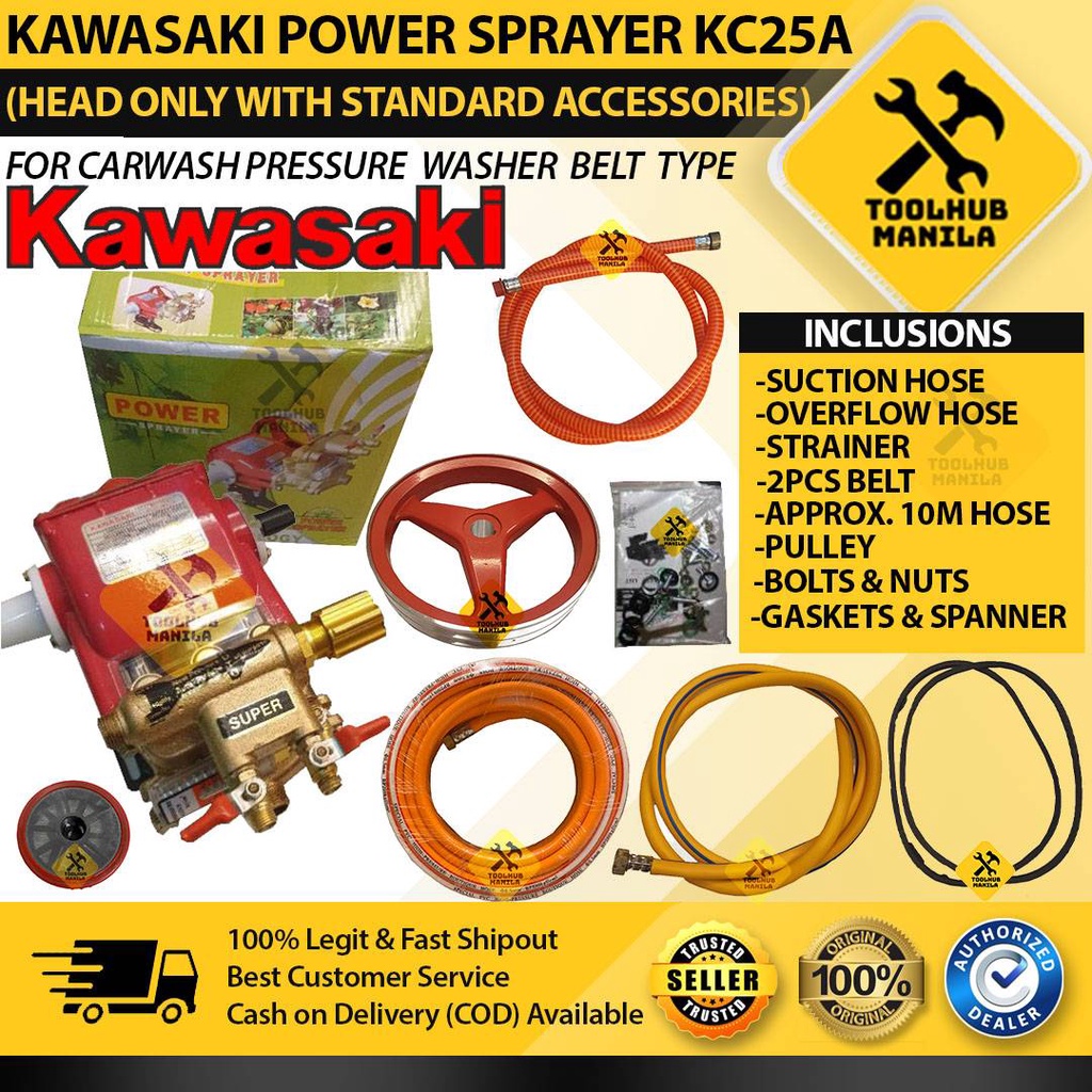 ORIGINAL Kawasaki Power Sprayer Pressure Washer KC25A Belt Type(Head