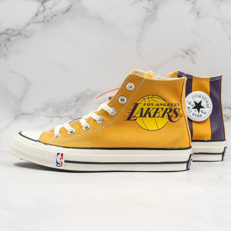 converse lakers shoes