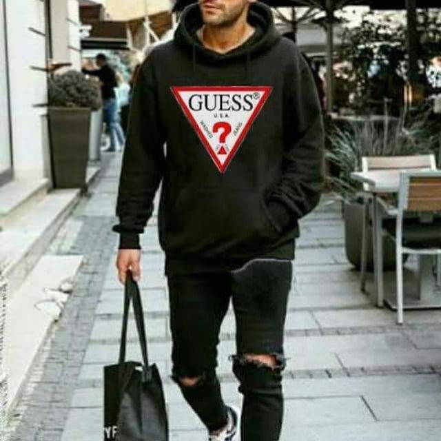 guess jacket with hood