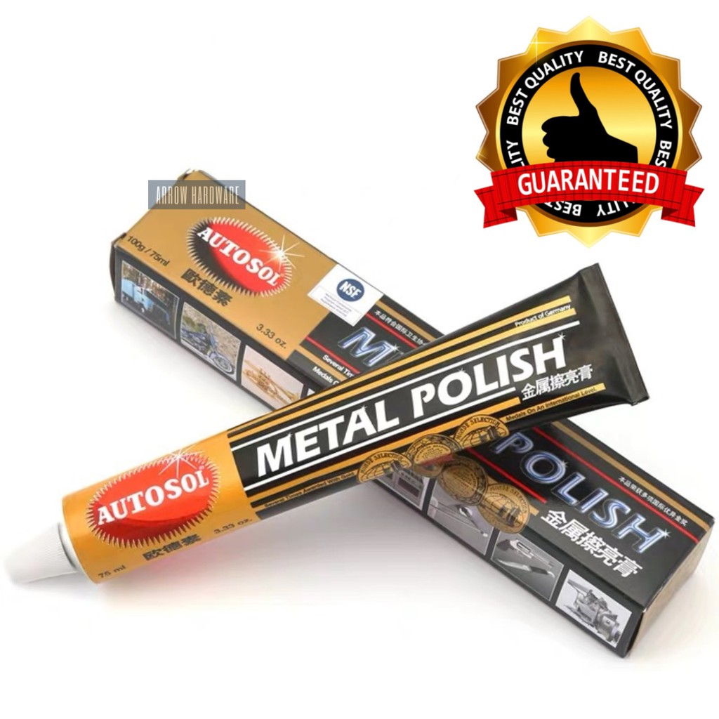 Autosol Metal Polish Paste Rust Remover Polishing Paste 50g Shopee