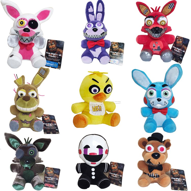 5 nights of freddy stuffed animals