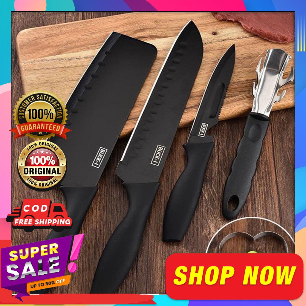 Original Bucki Stainless Steel Multifunction Kitchen Knife Sets 5