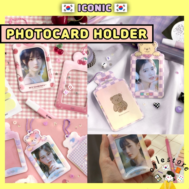 Iconic Korean Kitsch Photocard Holder POLCO 67mm x 90mm Photocard