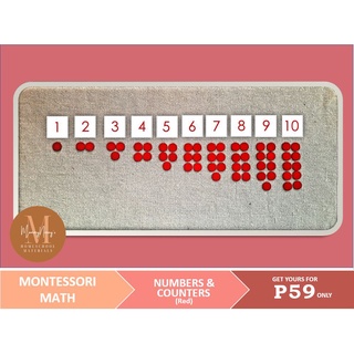 Montessori Math | Number Cards & Counters