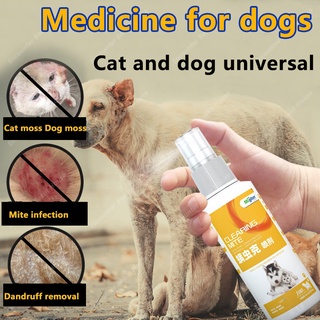 100ML dog medicine for skin disease anti mange anti galis for dog medicine anti itch spray for dogs
