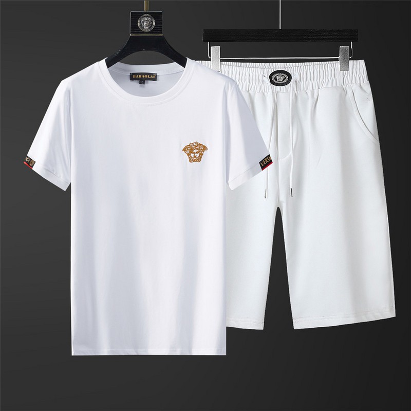 versace shorts set