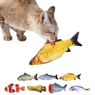 Creative Fish Shape Pet Toy Fish Shape Bite Resistant Catnip Cat Toy Pet Chew Toy Pet Interaction Supplies