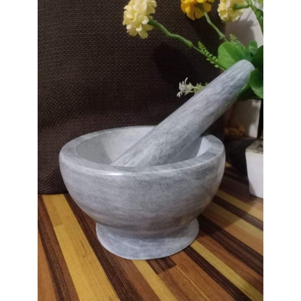 MORTAR AND PESTLE Pure Marble Shopee Philippines