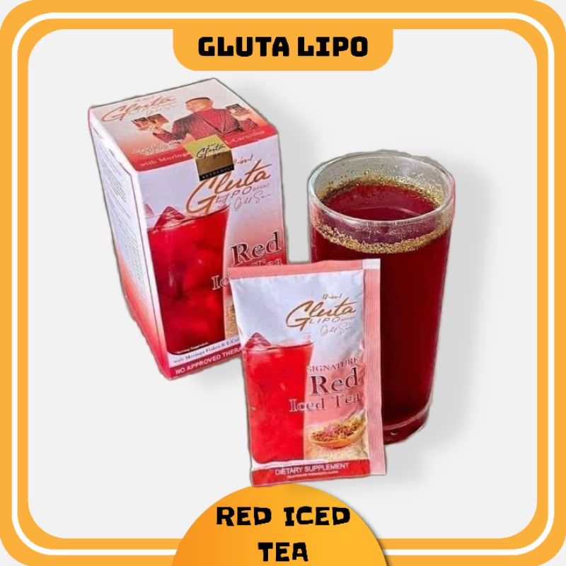 GlutaLipo Gold Series (Red Iced Tea 10s) Shopee Philippines