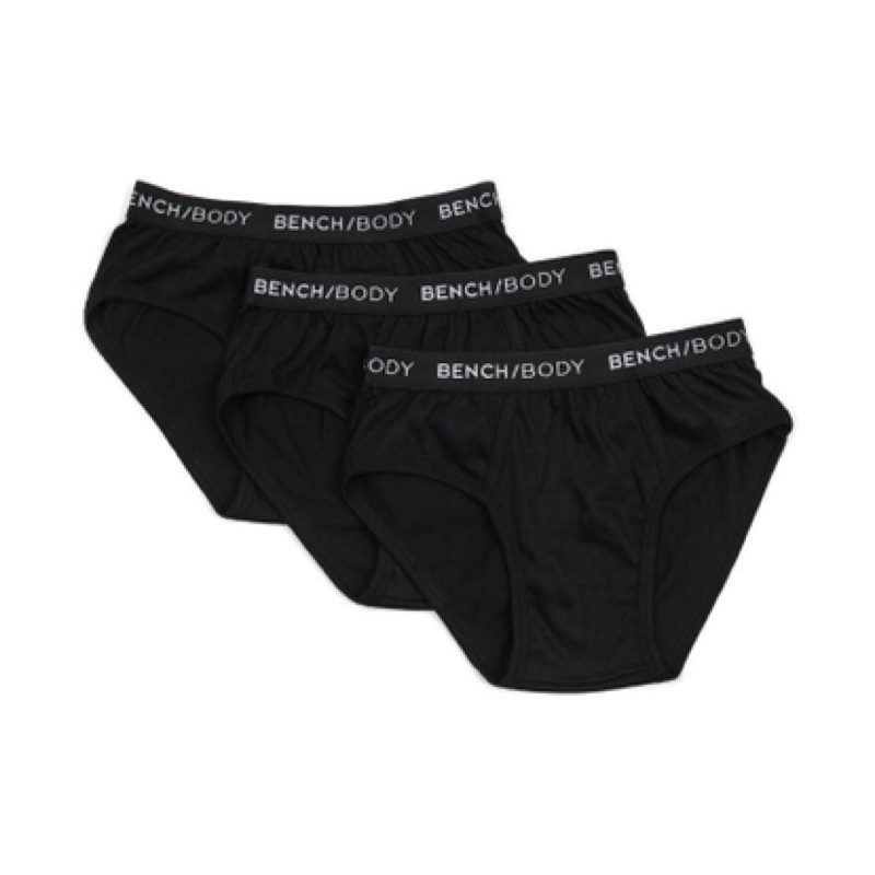 Bench 3in1 Hipster Brief all black - Original | Shopee Philippines