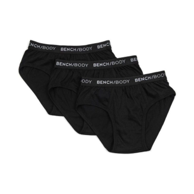 Bench 3in1 Hipster Brief all black Original Shopee Philippines