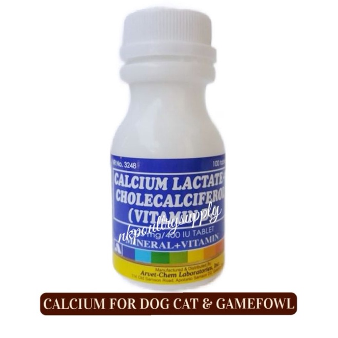 Calcium Lactate for dog cats & gamefowl Shopee Philippines