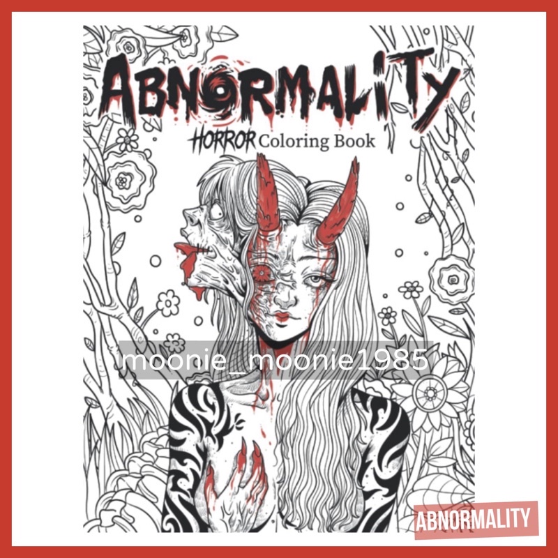 abnormality horror coloring book