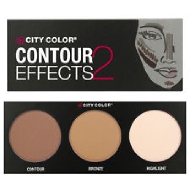 City Color Contour Effects 2 Palette Shopee Philippines