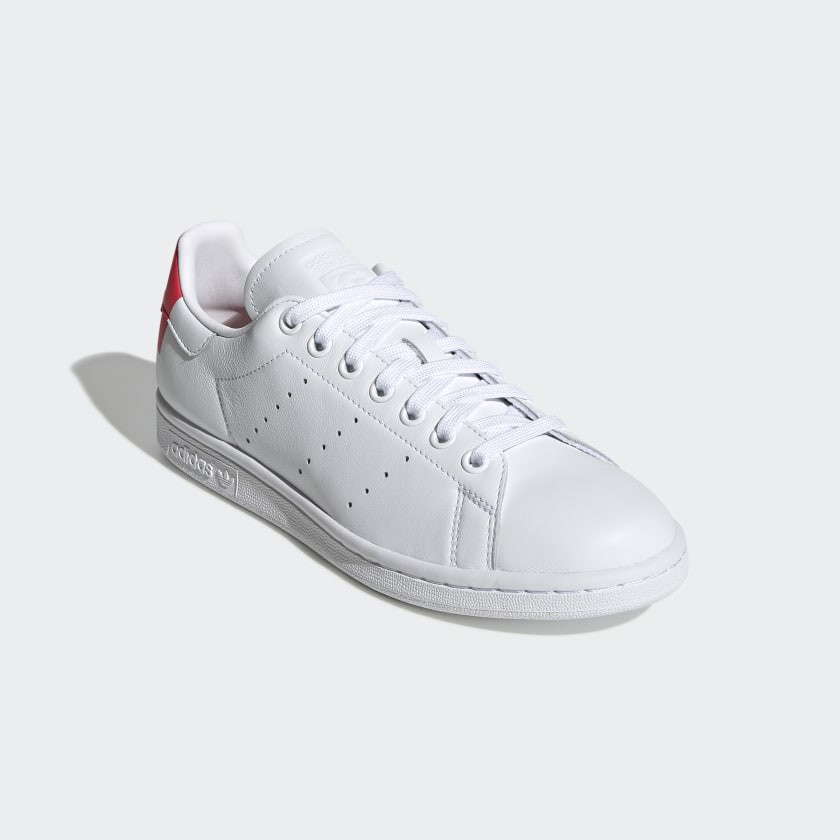 stan smith white black red