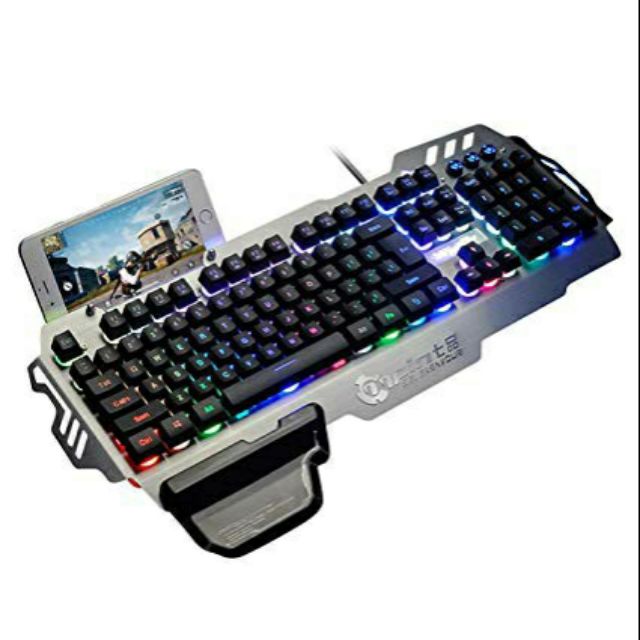 7Pin PK900 Professional Gaming Mechanical Aluminum Keyboard Shopee